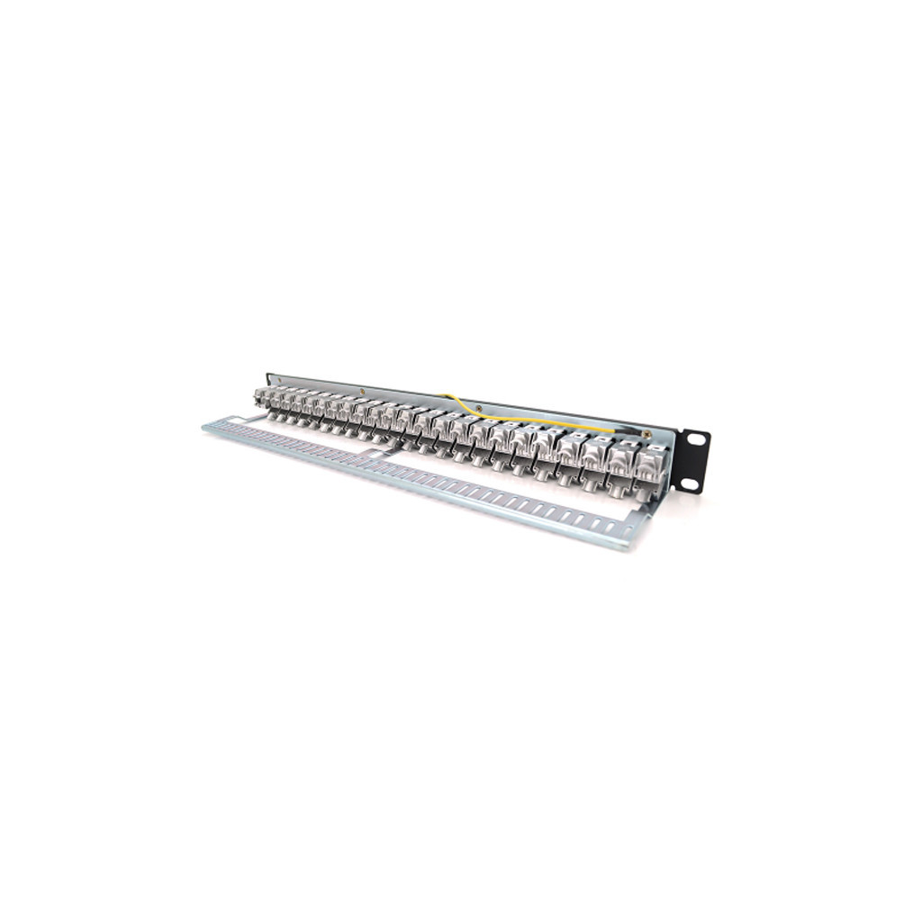 Патч-панель Pipo 19" 24хRJ-45 FTP 1U cat.6A, w Organizer (PP247191UFTP) - изображение 2