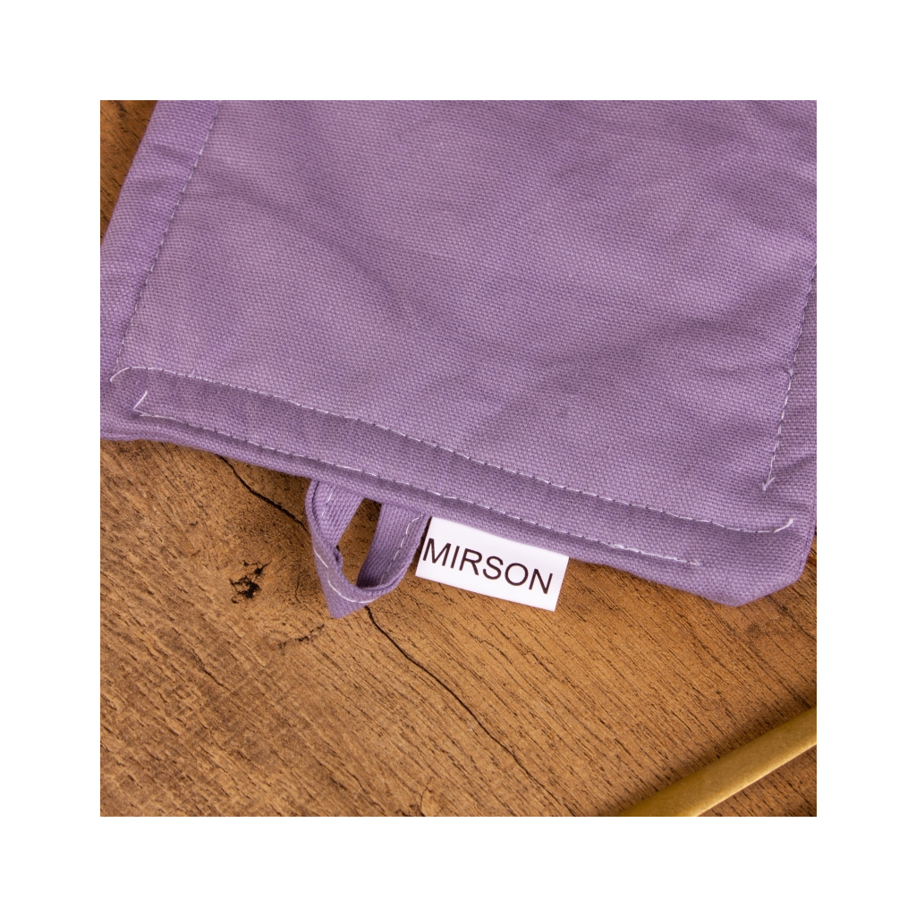 Кухонна прихватка MirSon рогожа/напівпанама №214 - Lavender (2200006754336) - изображение 3