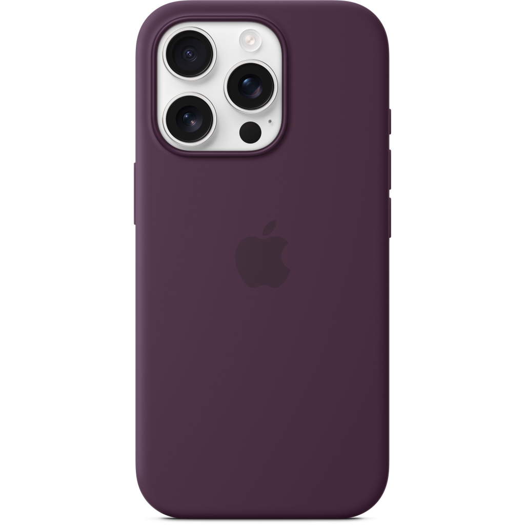 Чохол до мобільного телефона Apple iPhone16 Pro Silicone Case with MagSafe - Plum (MYYM3ZM/A) - зображення 4