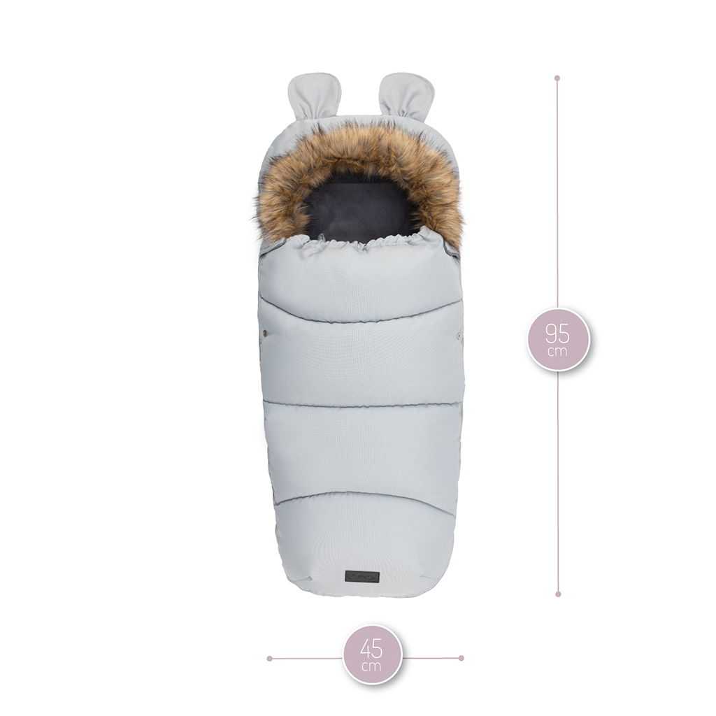 Зимовий конверт MoMi Sleeping bag gray (AKCE00034) - зображення 5