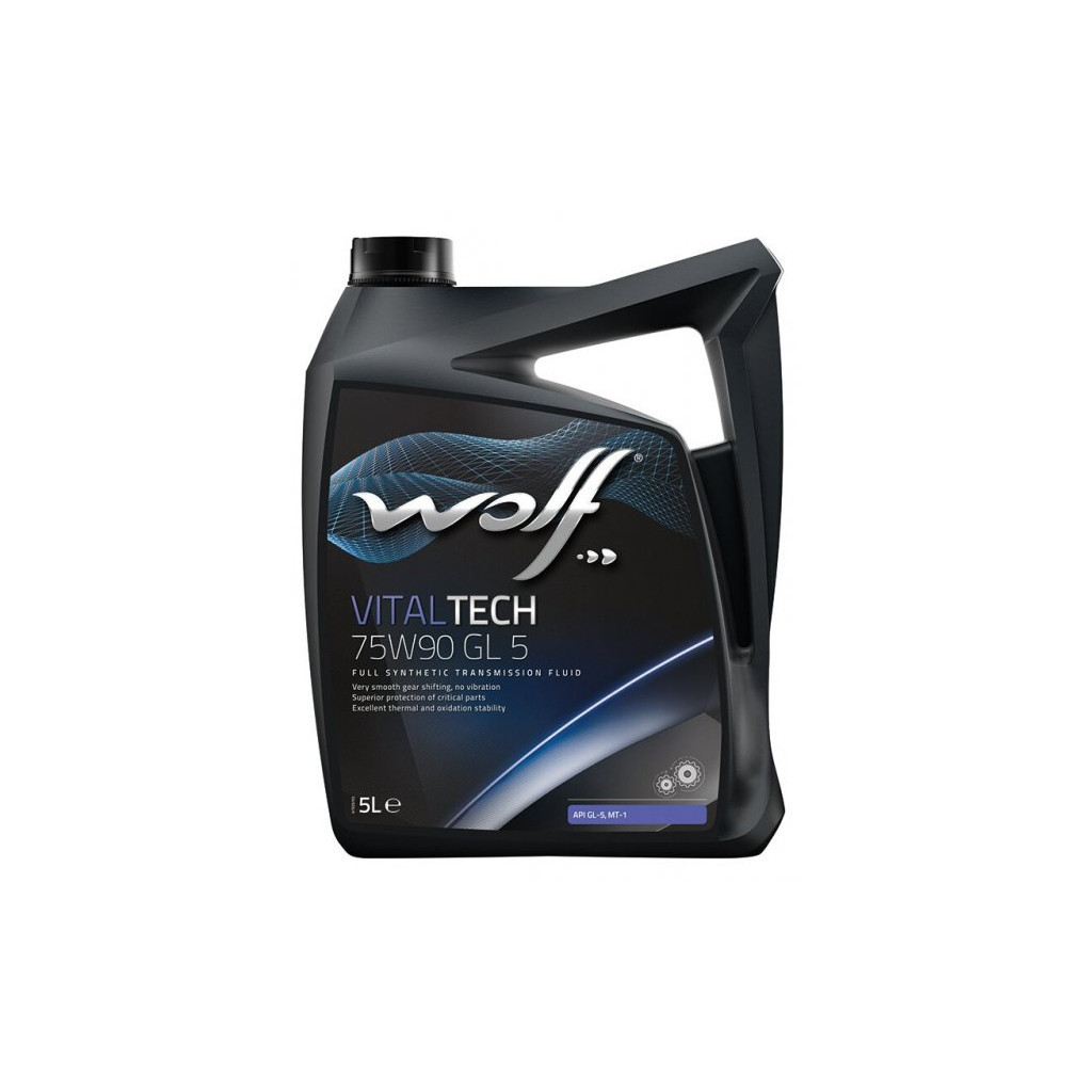Трансмісійна олива Wolf VITALTECH 75W90 GL 5 5л (8304002) - зображення 1