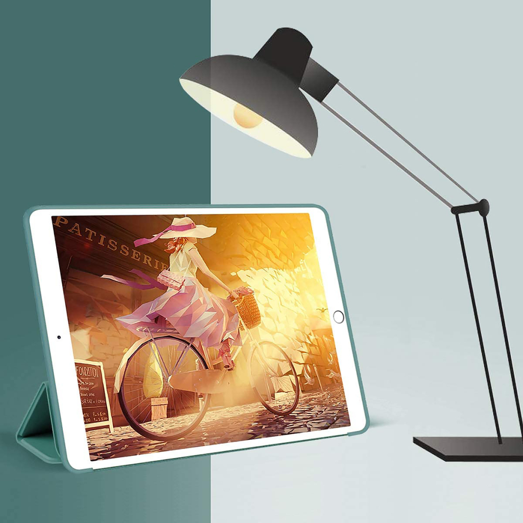 Чохол до планшета BeCover Tri Fold Soft TPU Silicone Apple iPad 10.9" 2022 Dark Green (708519) - зображення 5