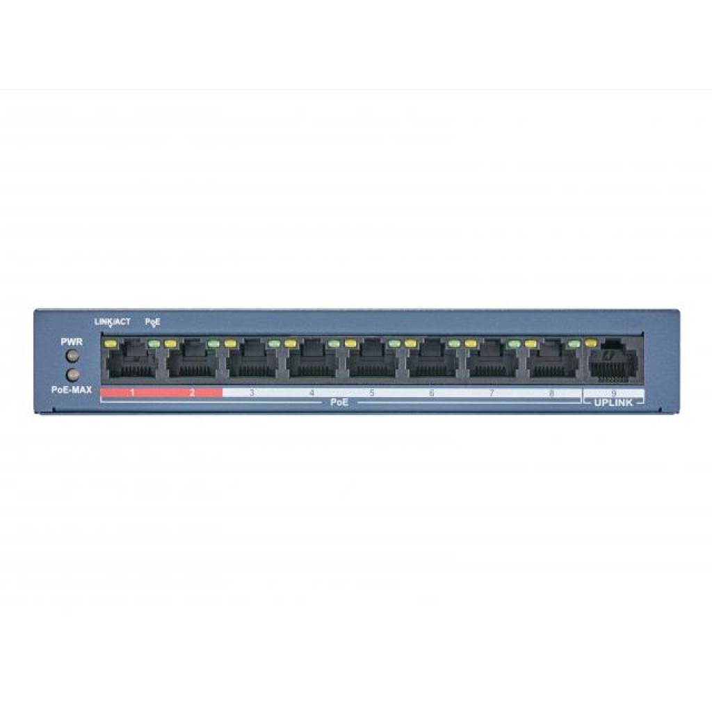 Комутатор мережевий Hikvision DS-3E0109P-E/M(B) - зображення 2