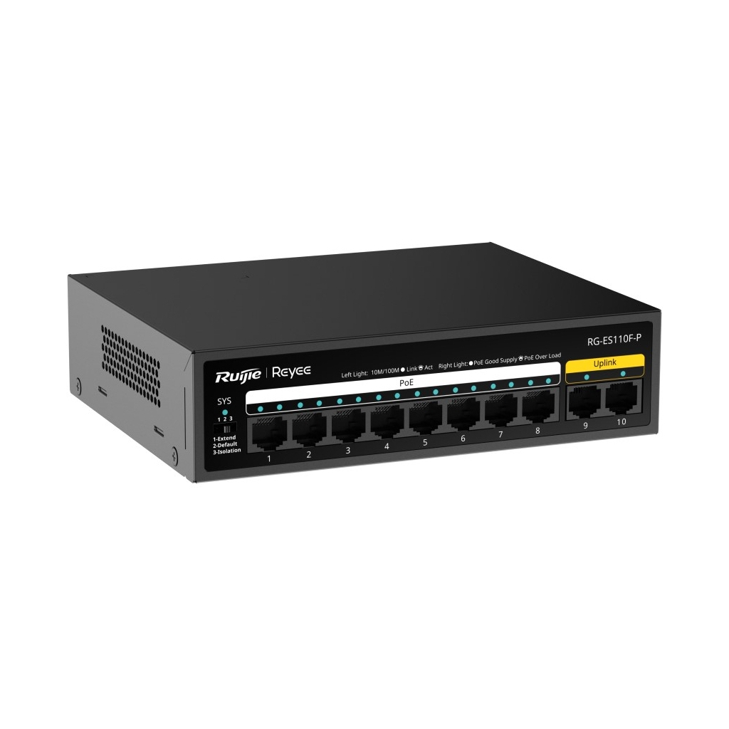 Комутатор мережевий Ruijie Networks RG-ES110F-P - зображення 3