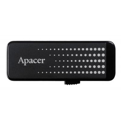 USB флеш накопичувач Apacer 8GB AH323 black USB 2.0 (AP8GAH323B-1) - зображення 1