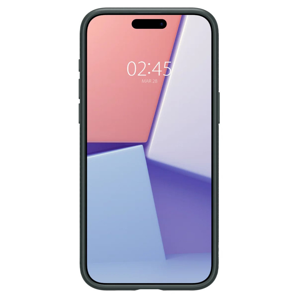 Чохол до мобільного телефона Spigen Apple iPhone 15 Pro Max Liquid Air Abyss Green (ACS06564) - зображення 9