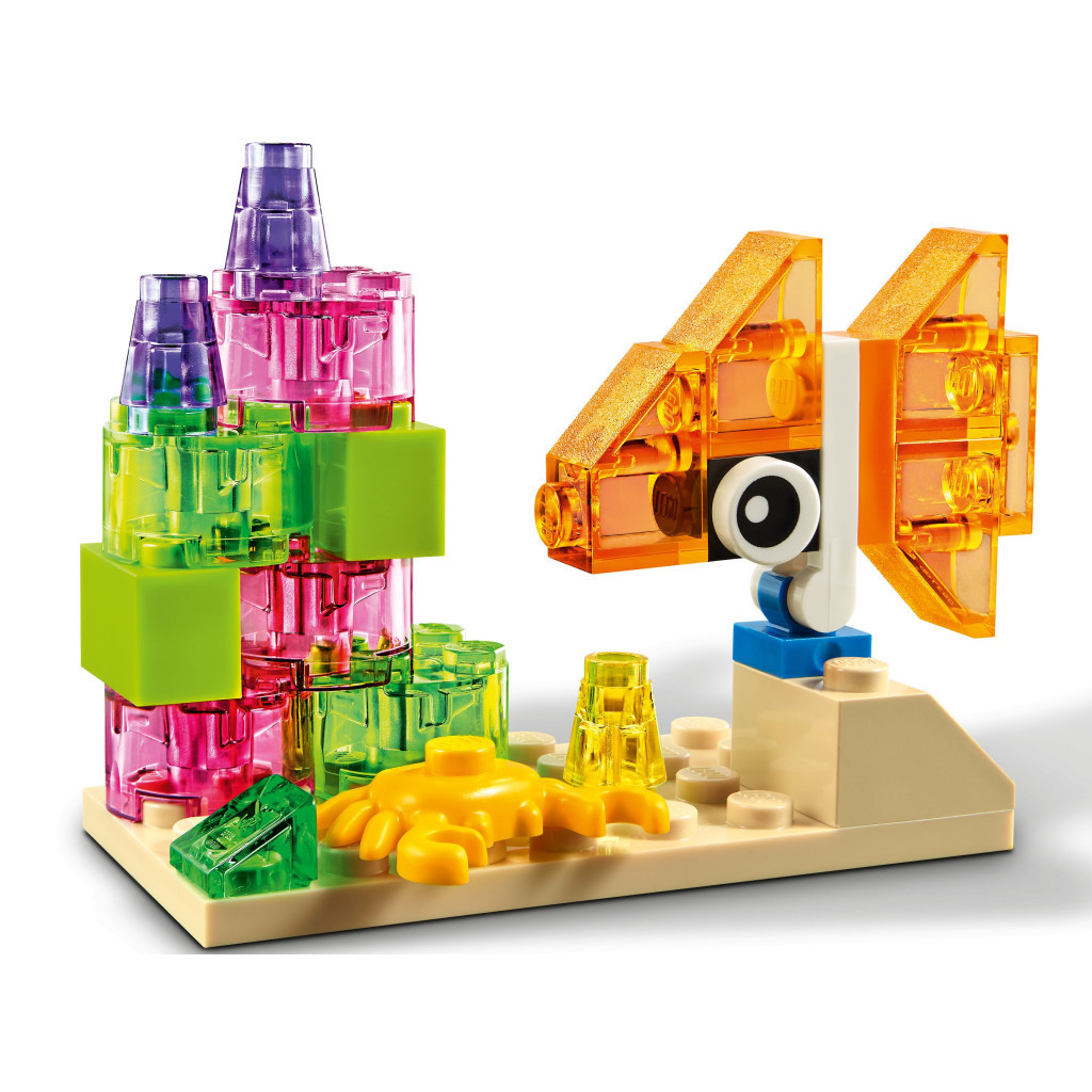 Конструктор LEGO Classic Прозорі кубики для творчості (11013) - зображення 8