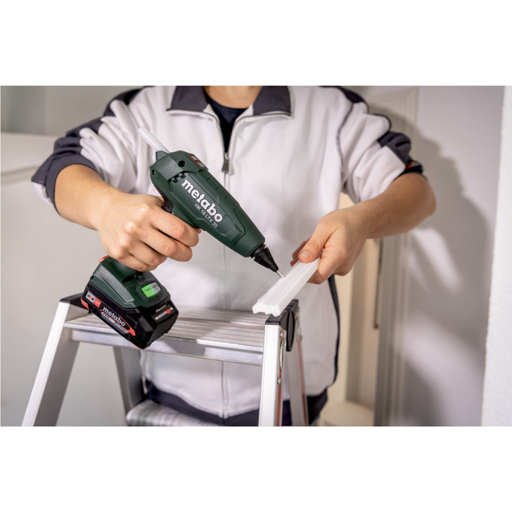Клейовий пістолет Metabo HK 18 LTX 20, 18В, стрижні 11мм, подача 20г/хв (без АКБ та ЗП) (600797850) - зображення 8