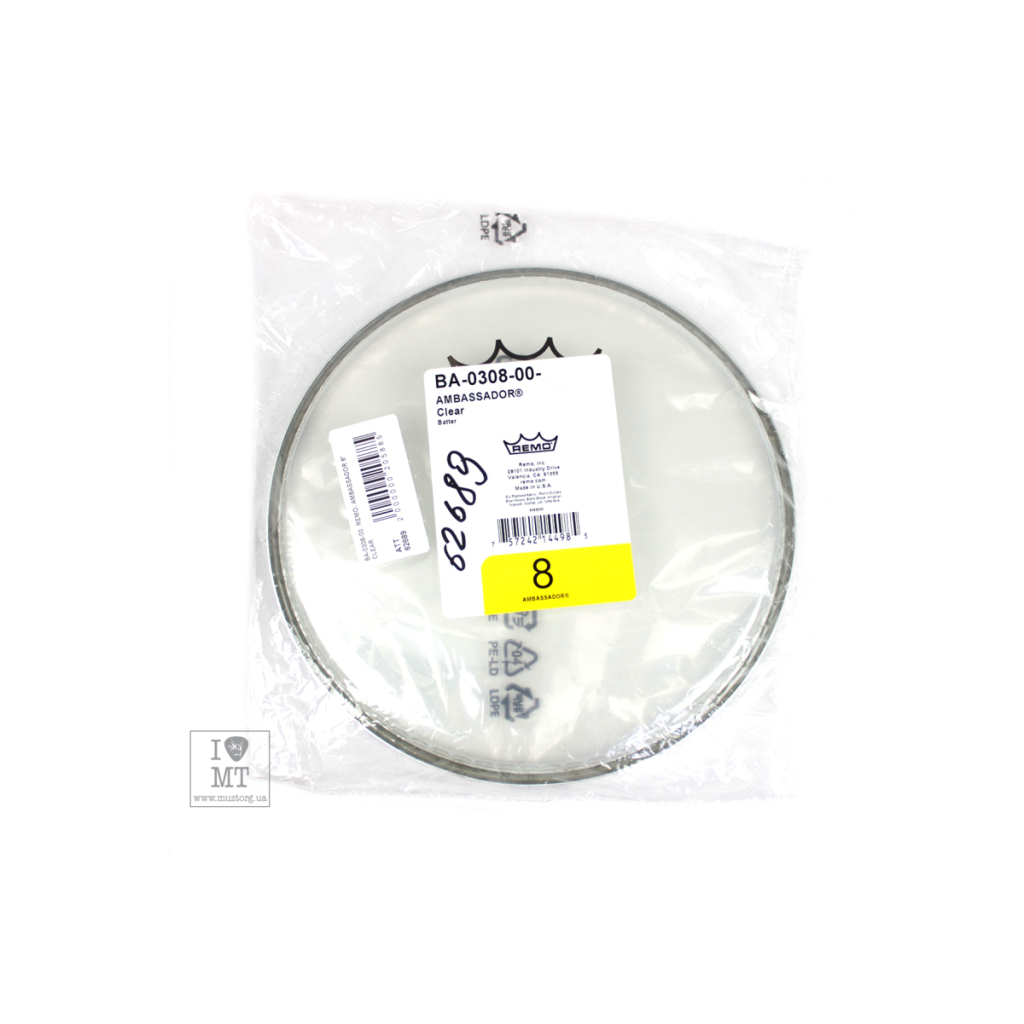 Пластик для барабана Remo Ambassador 8" Clear (62689) - зображення 2