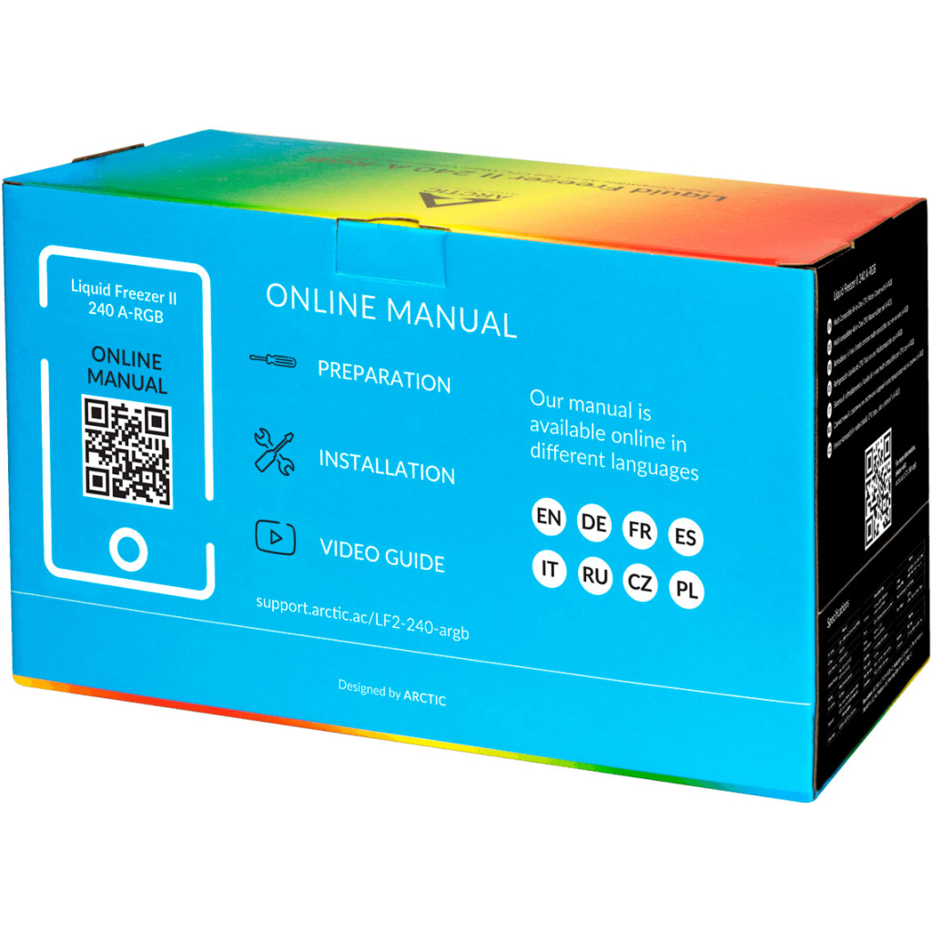 Система рідинного охолодження Arctic Liquid Freezer II 240 RGB (ACFRE00093A) - зображення 7