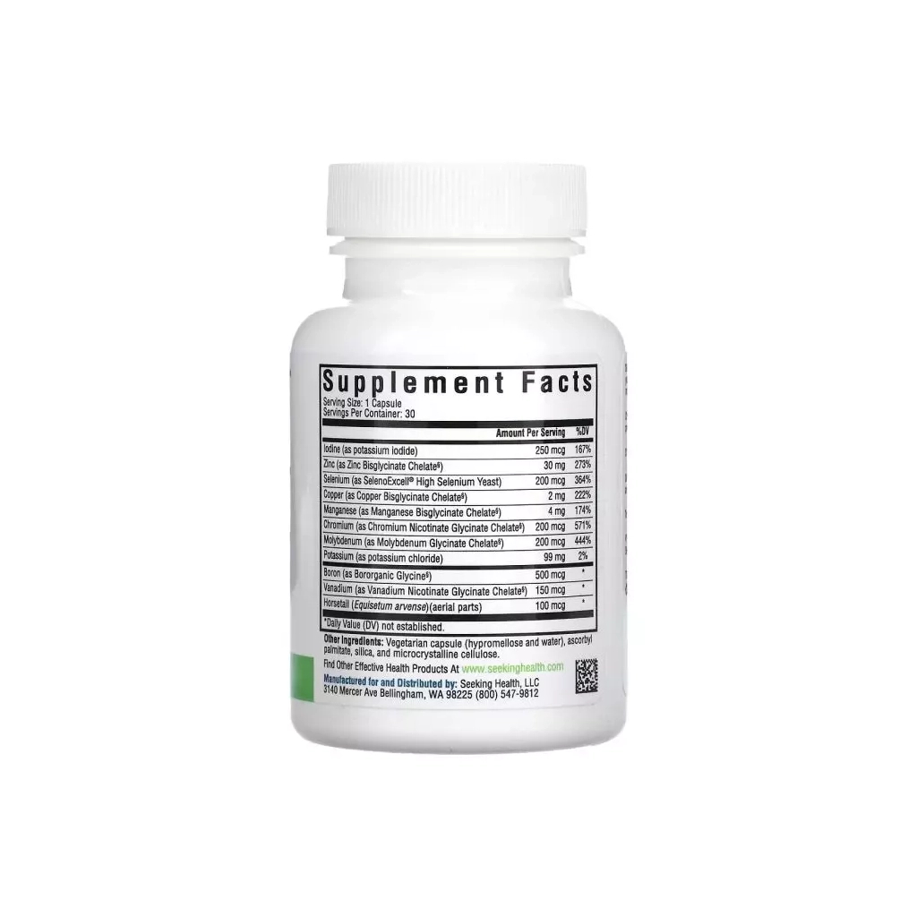 Мінерали Seeking Health Комплекс мікроелементів без заліза, Trace Minerals Complex, Iron Free (SKH-52126) - зображення 2