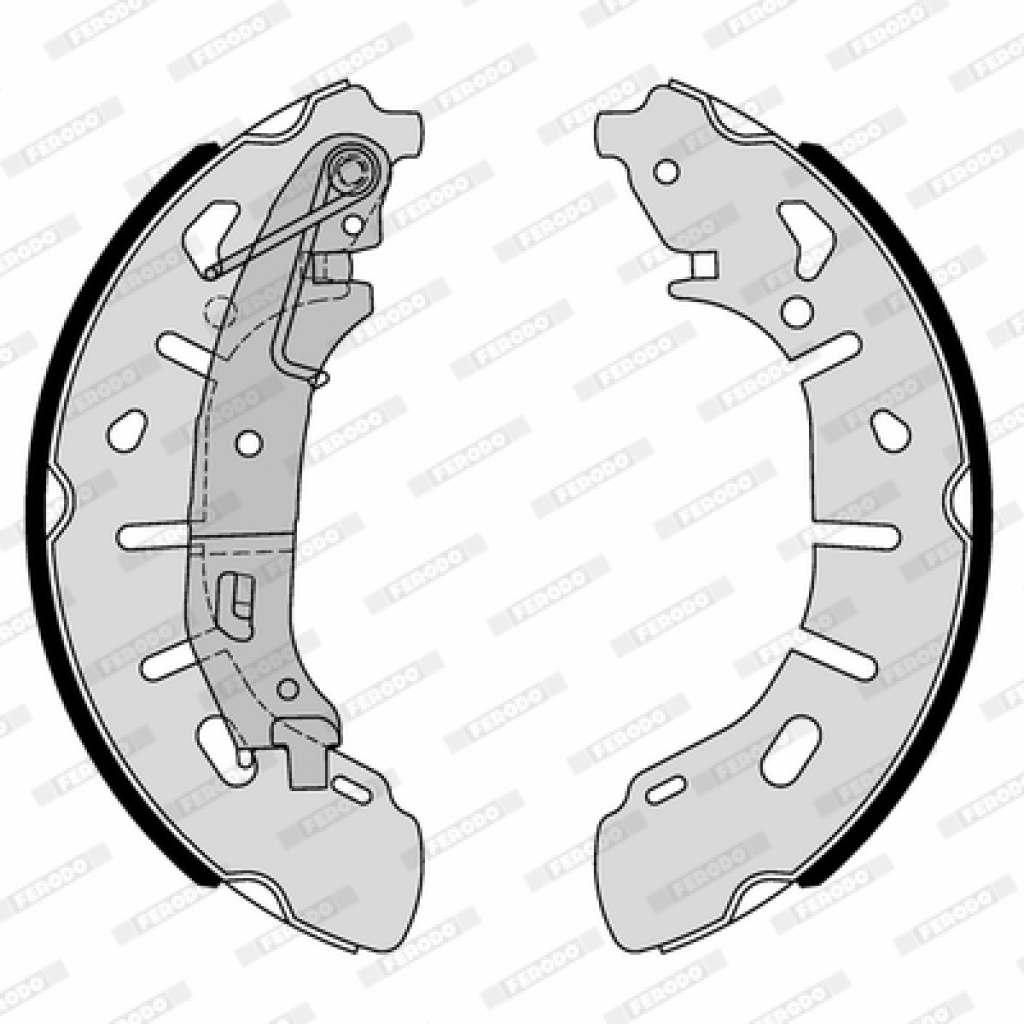 Гальмівні колодки FERODO FSB4191 - зображення 1