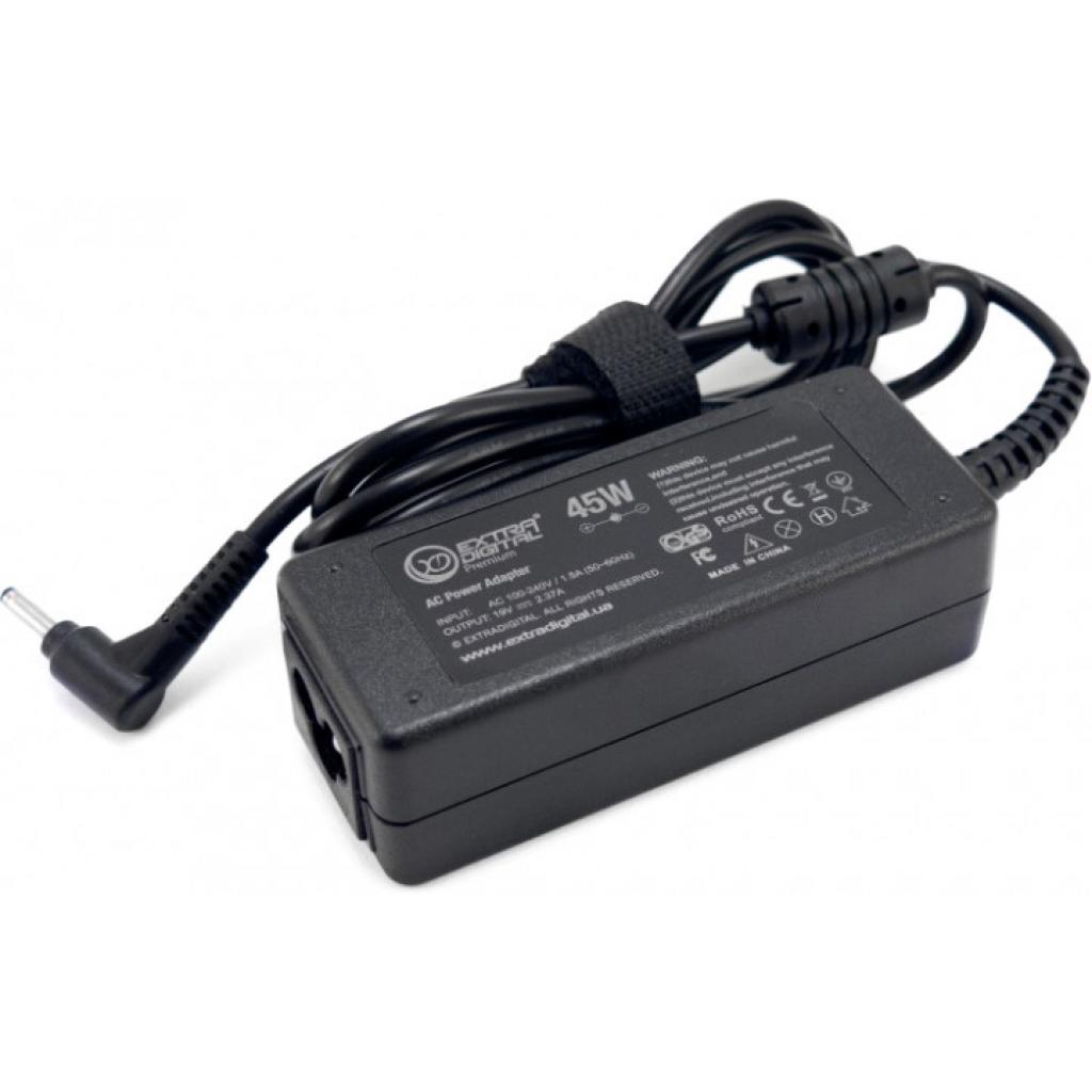 Блок живлення до ноутбуку Extradigital Acer 19V, 2.37A, 45W (3.0x1.1) (PSA3875) - зображення 2