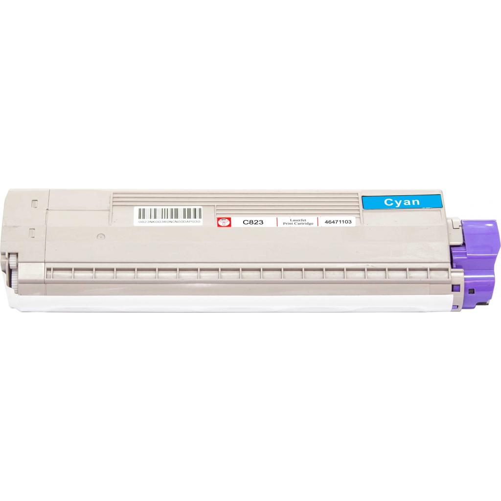 Тонер-картридж BASF OKI C822/823/833dn Cyan 46471103 (KT-46471103) - зображення 2