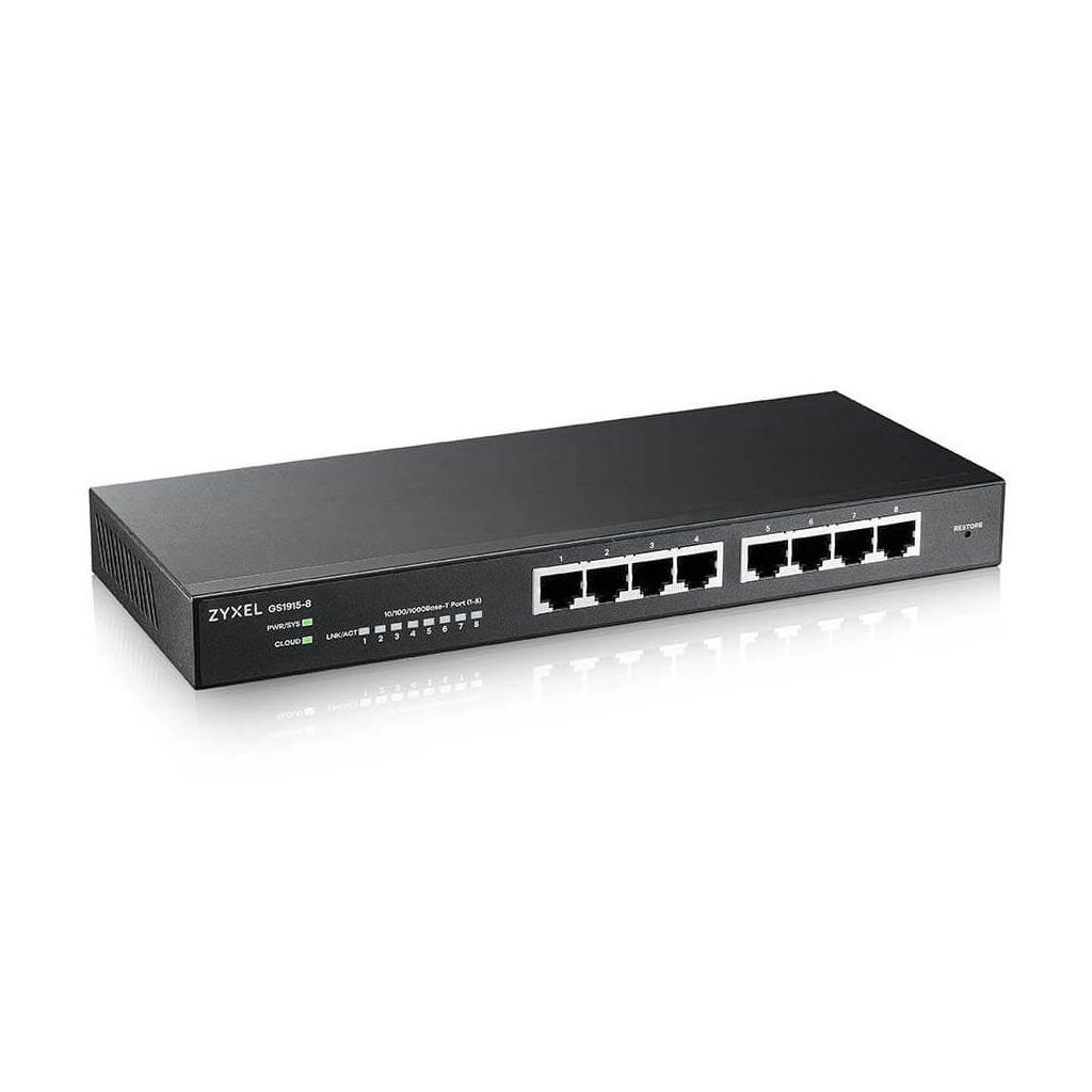 Комутатор мережевий ZyXel GS1915-8-EU0101F - зображення 2