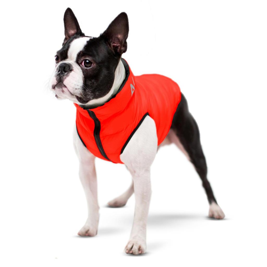 Курточка для тварин Airy Vest двостороння XS 22 червоно-чорна (1700) - зображення 4