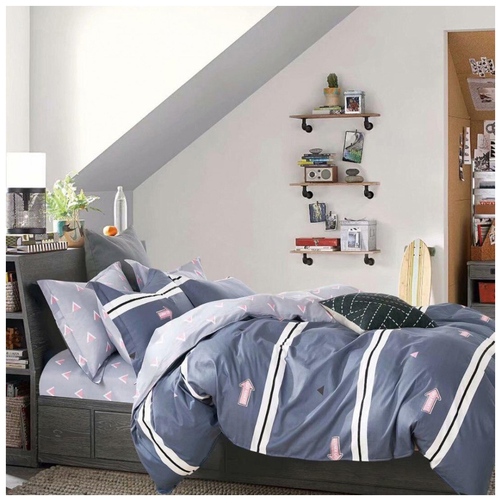 Простирадло MirSon Сатин Premium 22-1102 Ivonna 220х240 см (2200001185043) - зображення 1