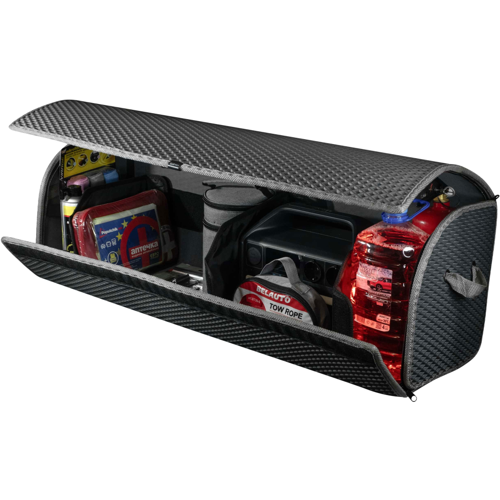 Сумка-органайзер EVAtech XL-PRO 32x100x30 см. Ромб сірий з сірим кантом (BS13643OX3RGG) - зображення 4