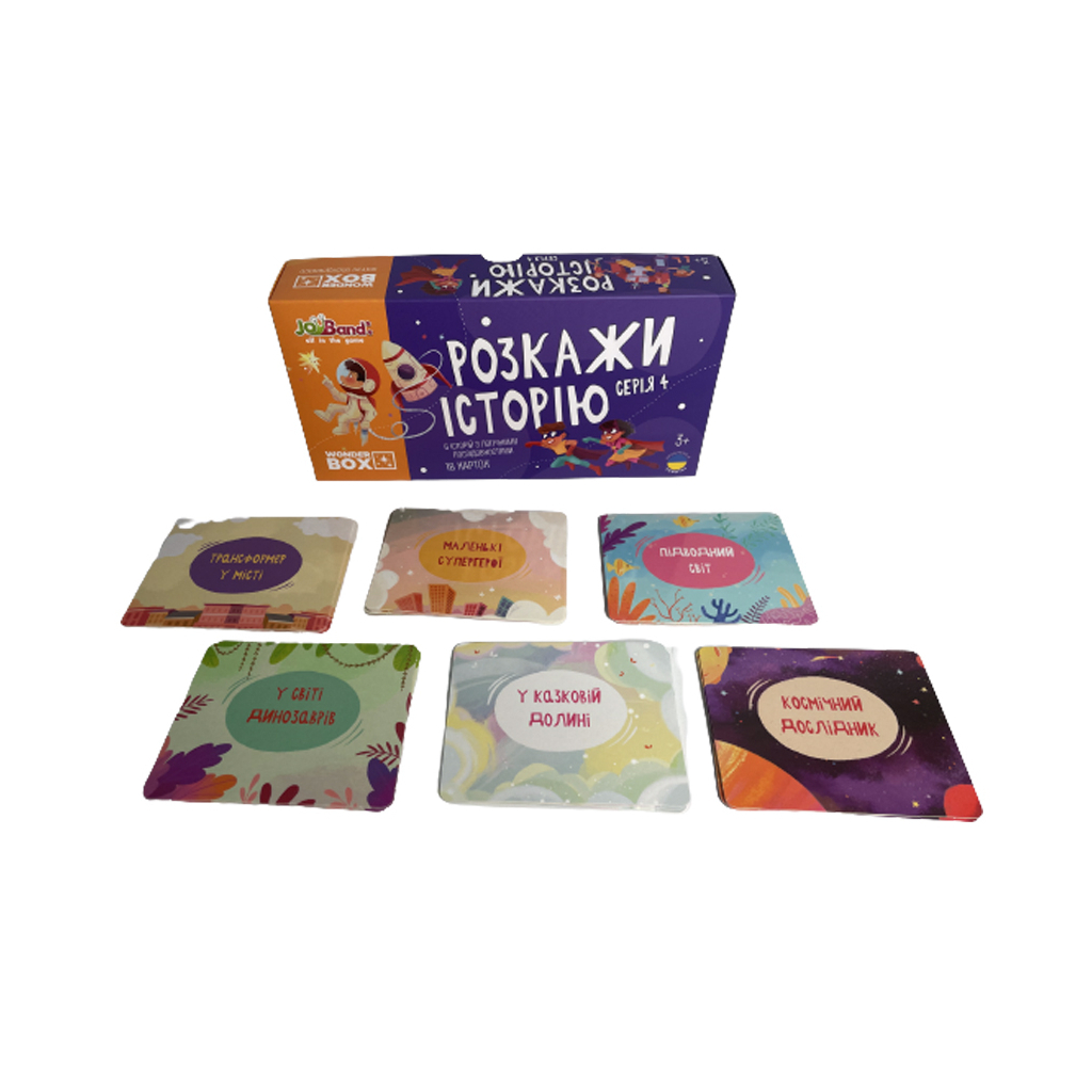 Настільна гра JoyBand Набір логічних карток Розкажи історію Серія №4 (WB104) - зображення 3