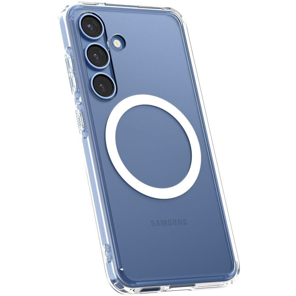 Чохол до мобільного телефона Spigen Samsung Galaxy S25+, Ultra Hybrid MagFit, Clear White (ACS08981) - зображення 2