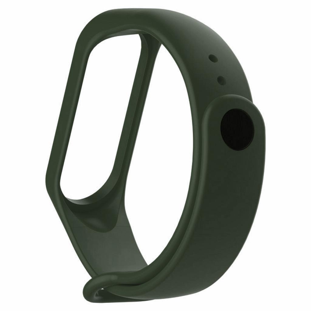 Ремінець до фітнес браслета BeCover Silicone для Xiaomi Mi Band 3/4 Khaki (704649) - зображення 2