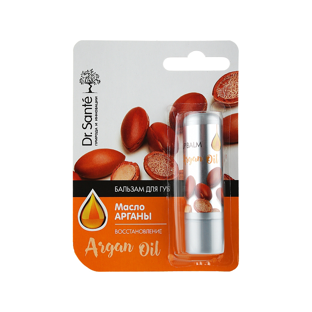 Бальзам для губ Dr. Sante Argan Oil Відновлення з аргановою олією 3.6 г (8588006038019) - зображення 1