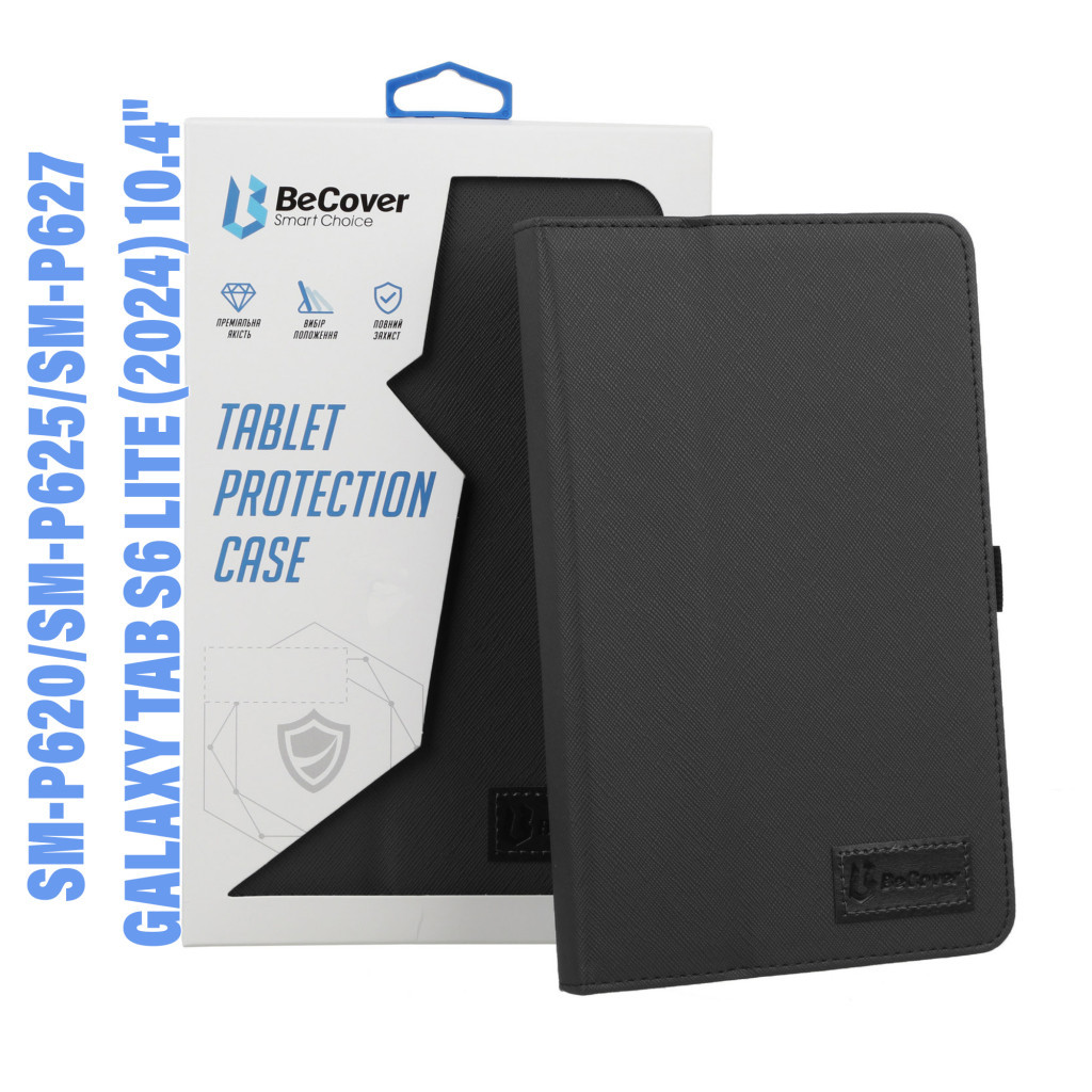 Чохол до планшета BeCover Slimbook Samsung Tab S6 Lite (2024) 10.4" P620/P625/P627 Black (710810) - зображення 1