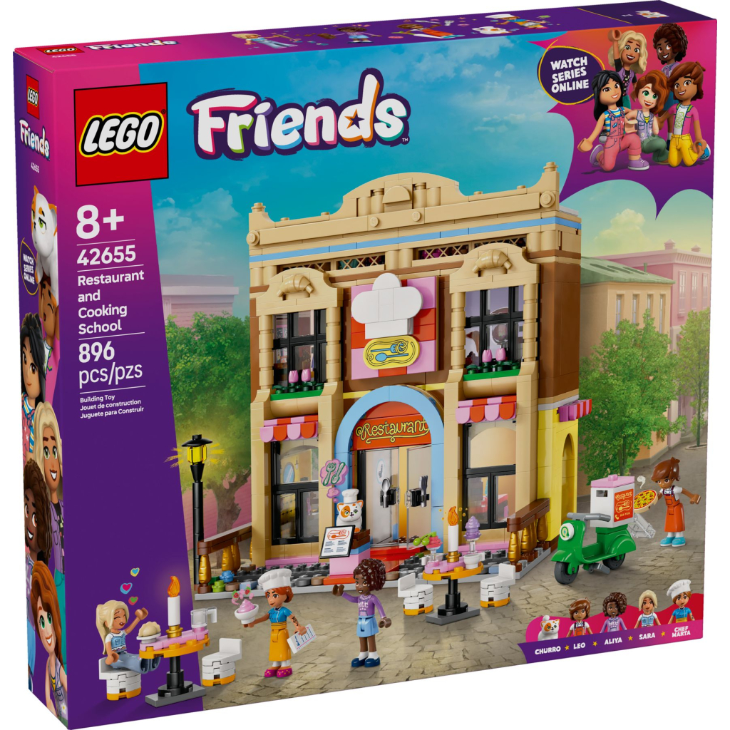 Конструктор LEGO Friends Ресторан і кулінарна школа (42655) - зображення 1