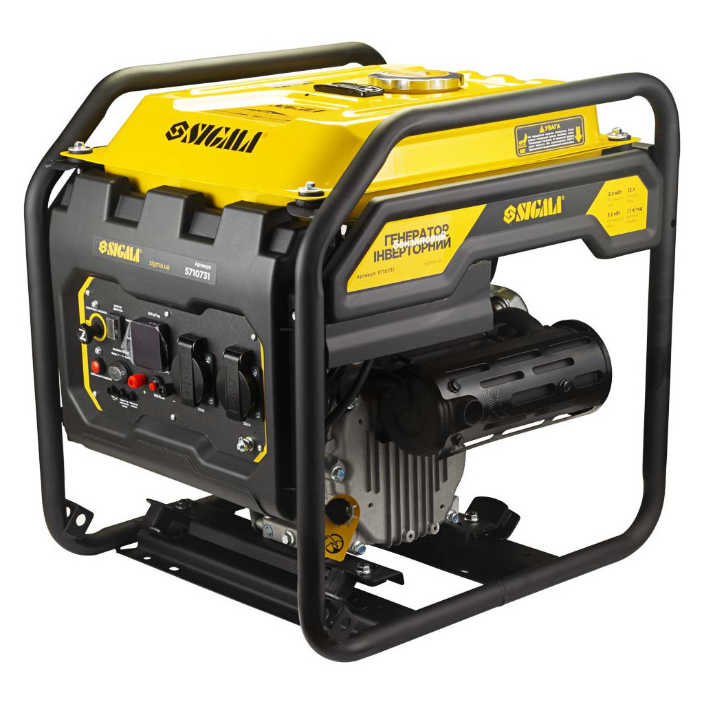 Генератор Sigma інверторний 3.0/3.5kW 12л (5710731) - зображення 1