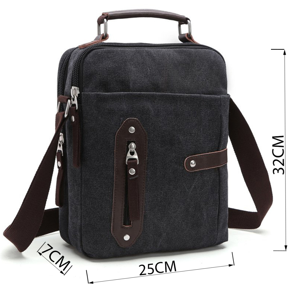 Сумка Vintage Текстильна Чорна (20079) - зображення 4