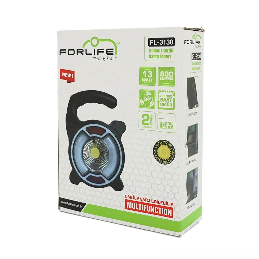 Ліхтар Voltronic FORLIFE F-3130+Solar, SMD LED + COB (F-3130) - зображення 4