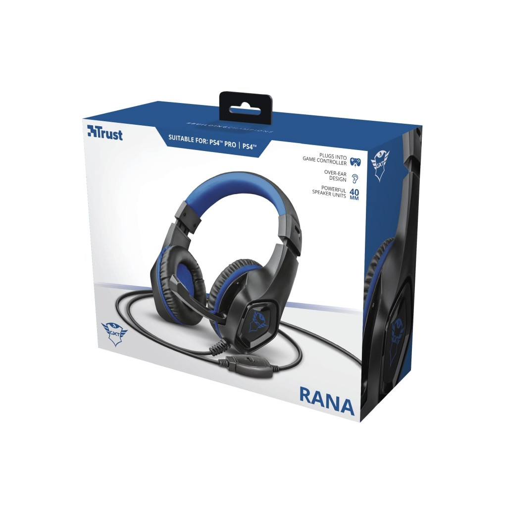 Навушники Trust GXT 404B Rana Gaming Headset for PS4 3.5mm BLUE (23309) - зображення 12