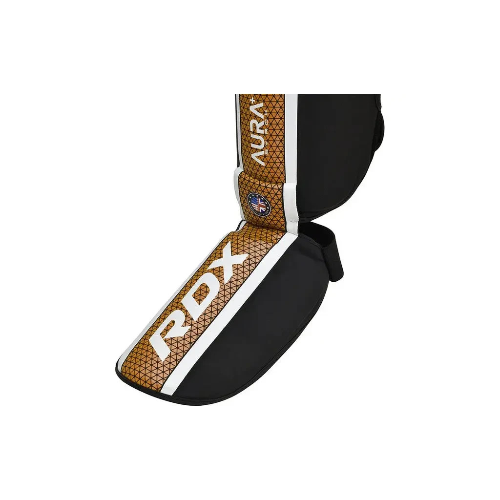 Захист гомілки і стопи RDX Shin Instep Aura Plus T-17 Black Golden XL (SGR-T17BGL-XL+) - зображення 4