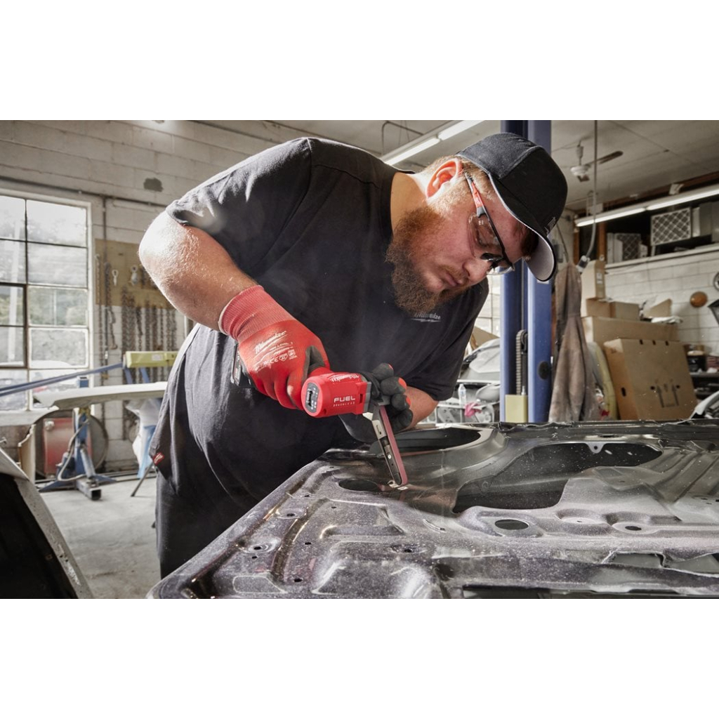 Шліфувальна машина Milwaukee стрічкова 10мм M12 FBFL10-0, 2Ah (4933480958) - изображение 9