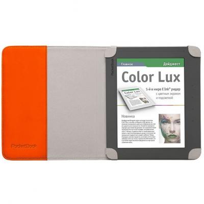 Чохол до електронної книги Pocketbook PB801 orange/grey (PBPUC-8-OR-BK) - зображення 2