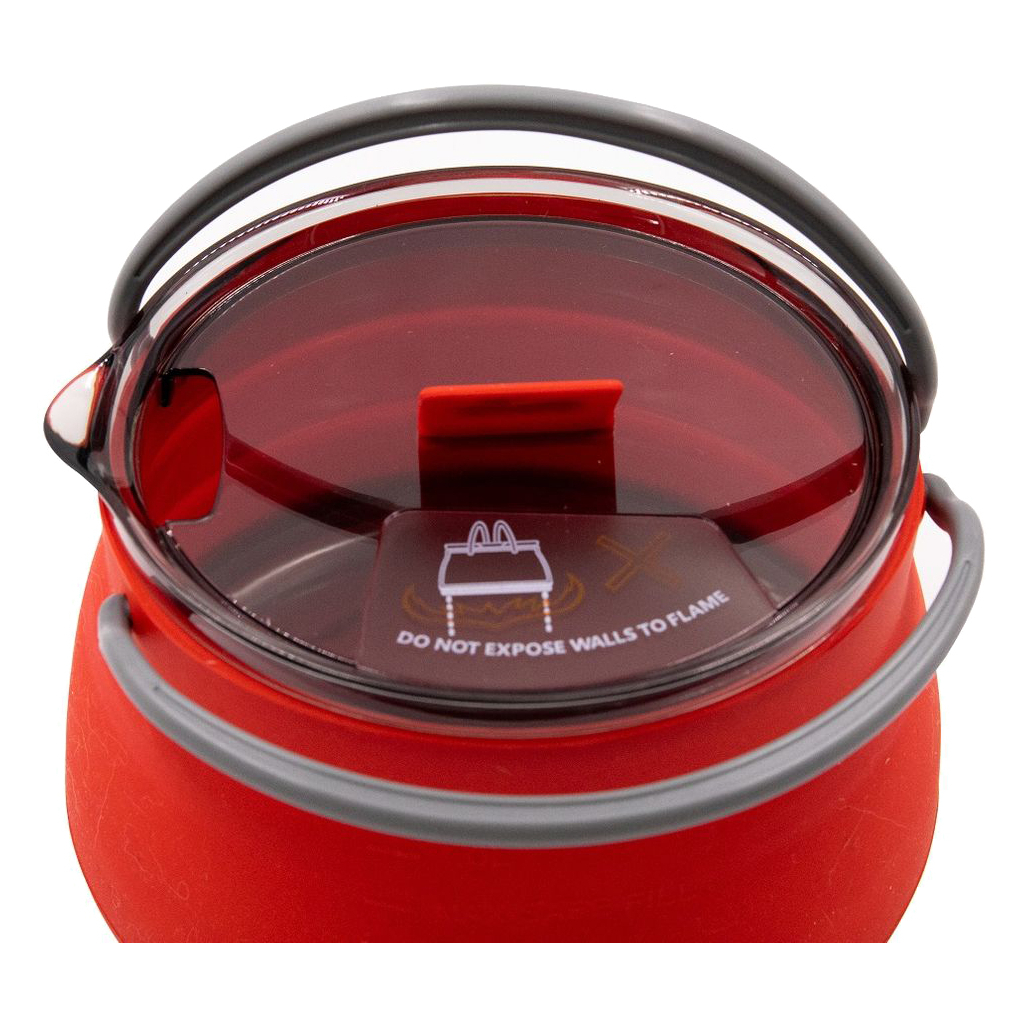 Чайник туристичний Tramp Silicon 1 л Terracota (TRC-125-terracota) - зображення 4