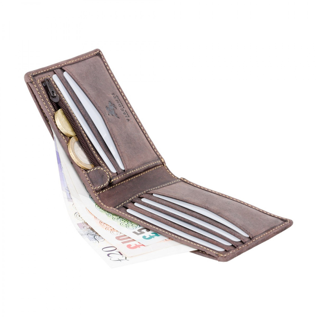 Гаманець Visconti VSL20 Sword з RFID Oil Brown (VSL20 OIL BRN) - зображення 4