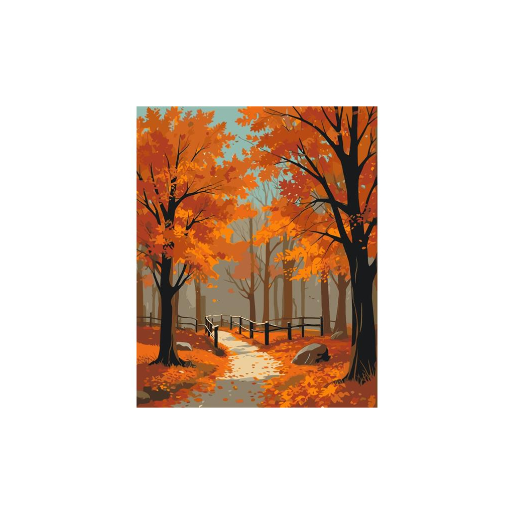 Картина по номерам ArtCraft Осінній ліс 40х50 см (11055-AC) - зображення 1