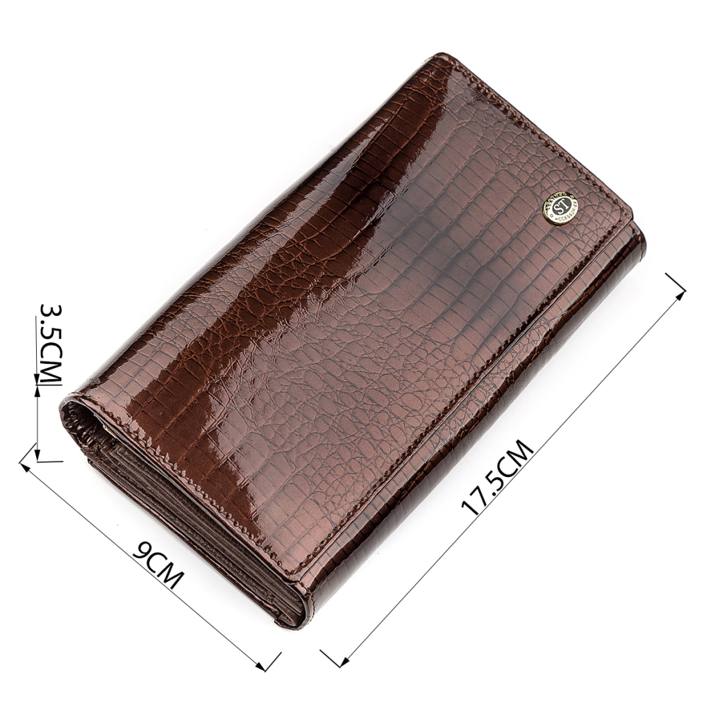 Гаманець ST Leather Коричневий (18431) - зображення 3
