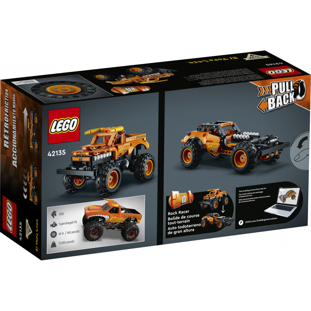 Конструктор LEGO Technic Monster Jam El Toro Loco 247 деталей (42135) - зображення 8