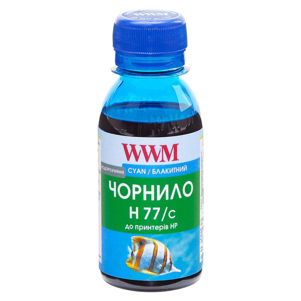 Чорнило WWM HP №177/85 100г Cyan (H77/C-2) - зображення 1