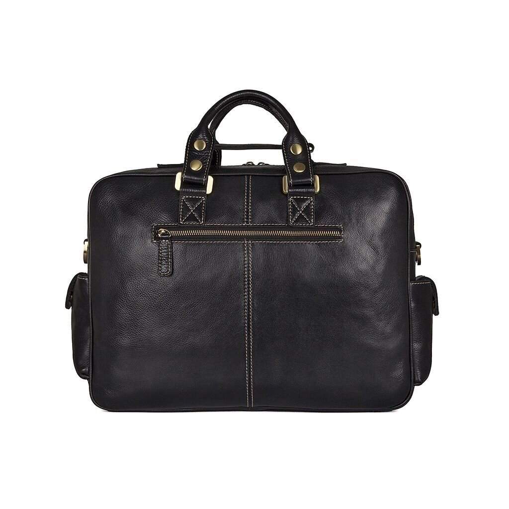 Сумка Vintage З натуральної шкіри Чорна (14204) - зображення 2