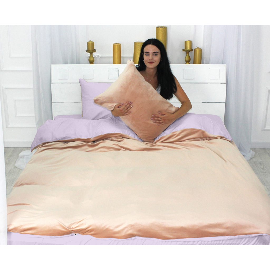 Постільна білизна MirSon Велюр Winter Delicate 28-0086 Geranio King Size (2200004042817) - зображення 5