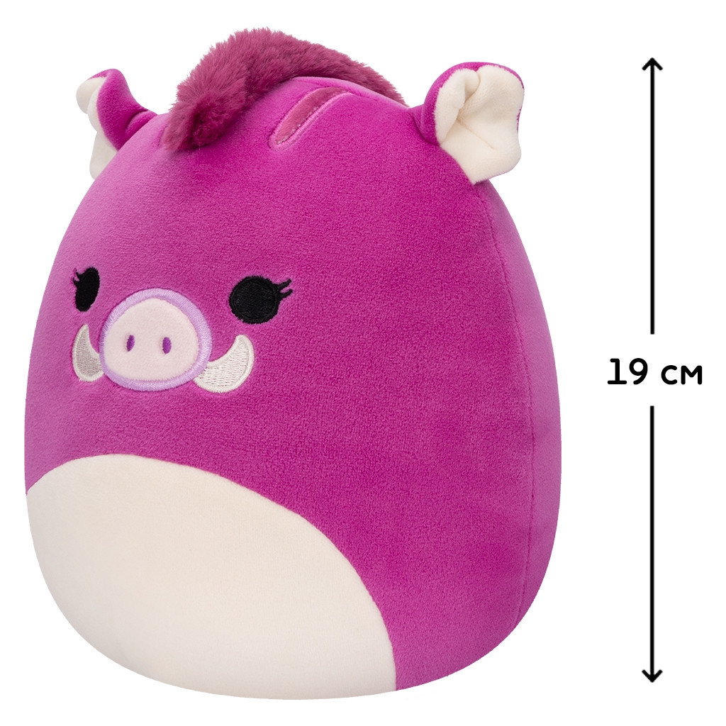 М'яка іграшка Squishmallows Кабанчик Дженна 19 см (SQCR04127) - зображення 4