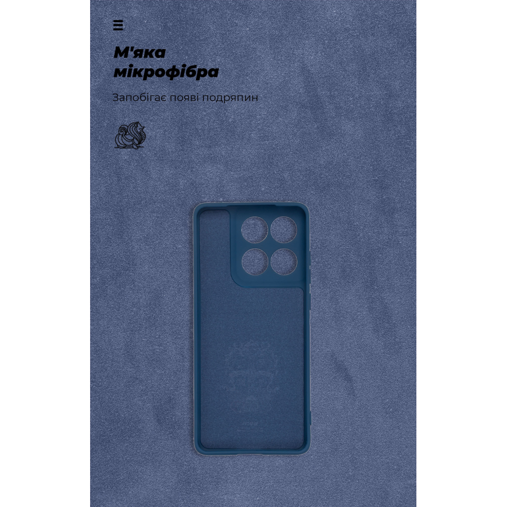Чохол до мобільного телефона Armorstandart ICON Motorola Edge 60 Fusion 5G Dark Blue (ARM85593) - зображення 4