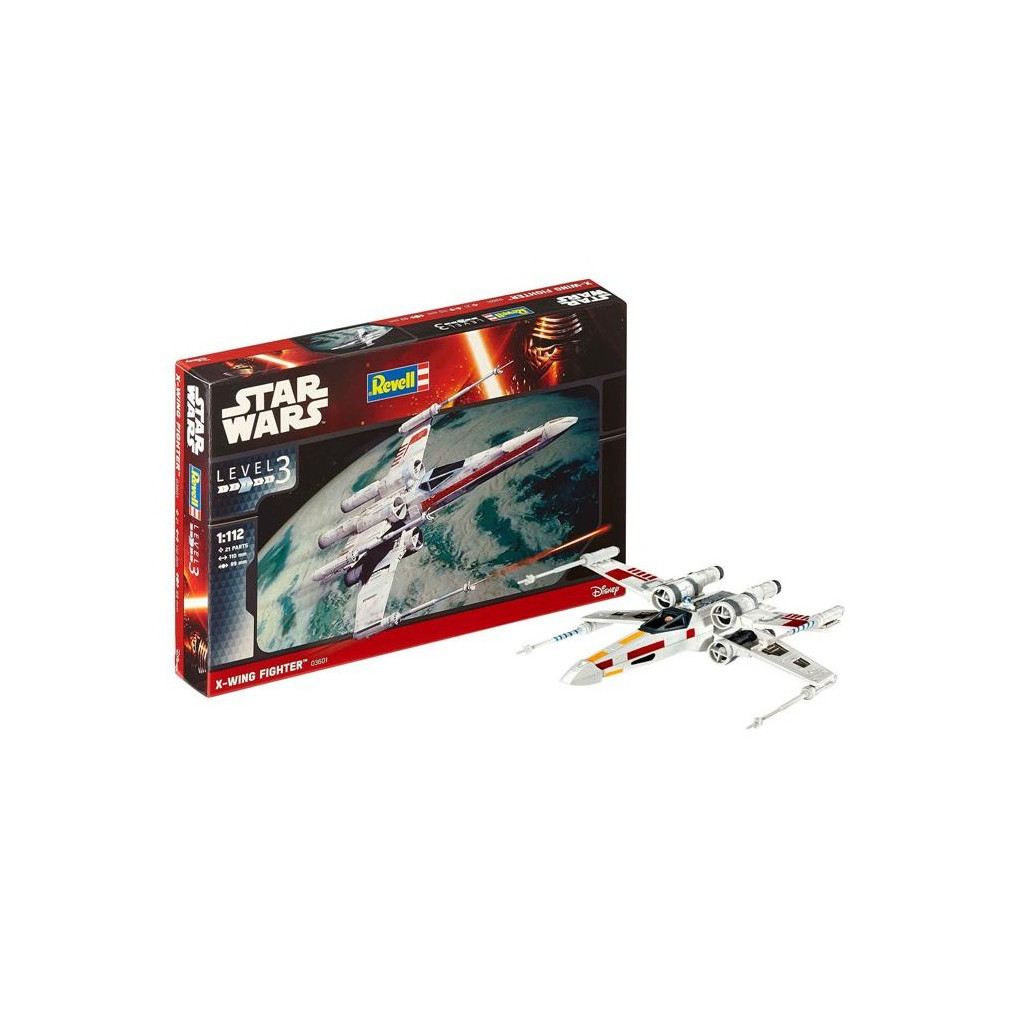 Збірна модель Revell Зоряний винищувач X-крил рівень 3 масштаб 1:112 (RVL-03601) - зображення 1