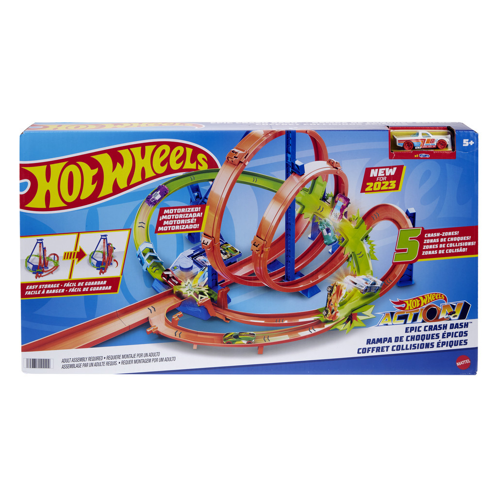 Автотрек Hot Wheels Гігантська петля Шалені зіткнення (HNL97) - зображення 7