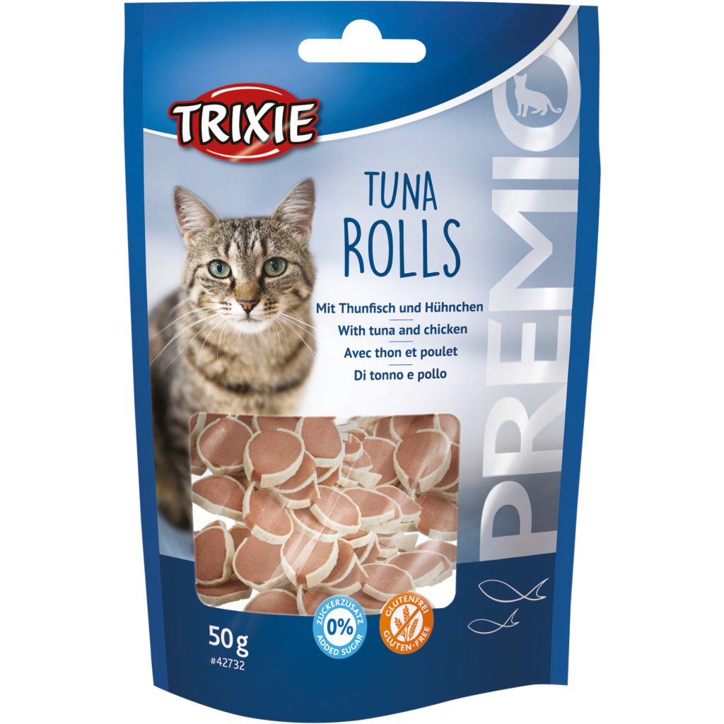 Ласощі для котів Trixie Premio Tuna Rolls тунець 50 г (4011905427324) - зображення 1