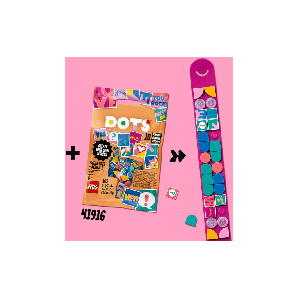 Конструктор LEGO DOTs Блискавка 33 деталі (41919) - зображення 8