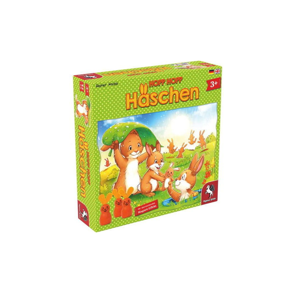 Настільна гра Pegasus Spiele Стрибок-скок, Кролик (Hopp Hopp Haschen) німецька, англійська (PS031) - зображення 1